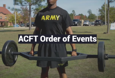 ACFT Order of Events