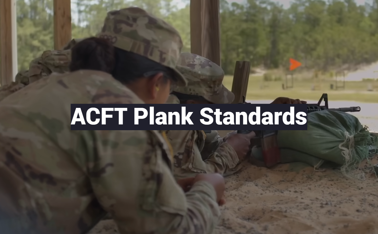 ACFT Plank Standards