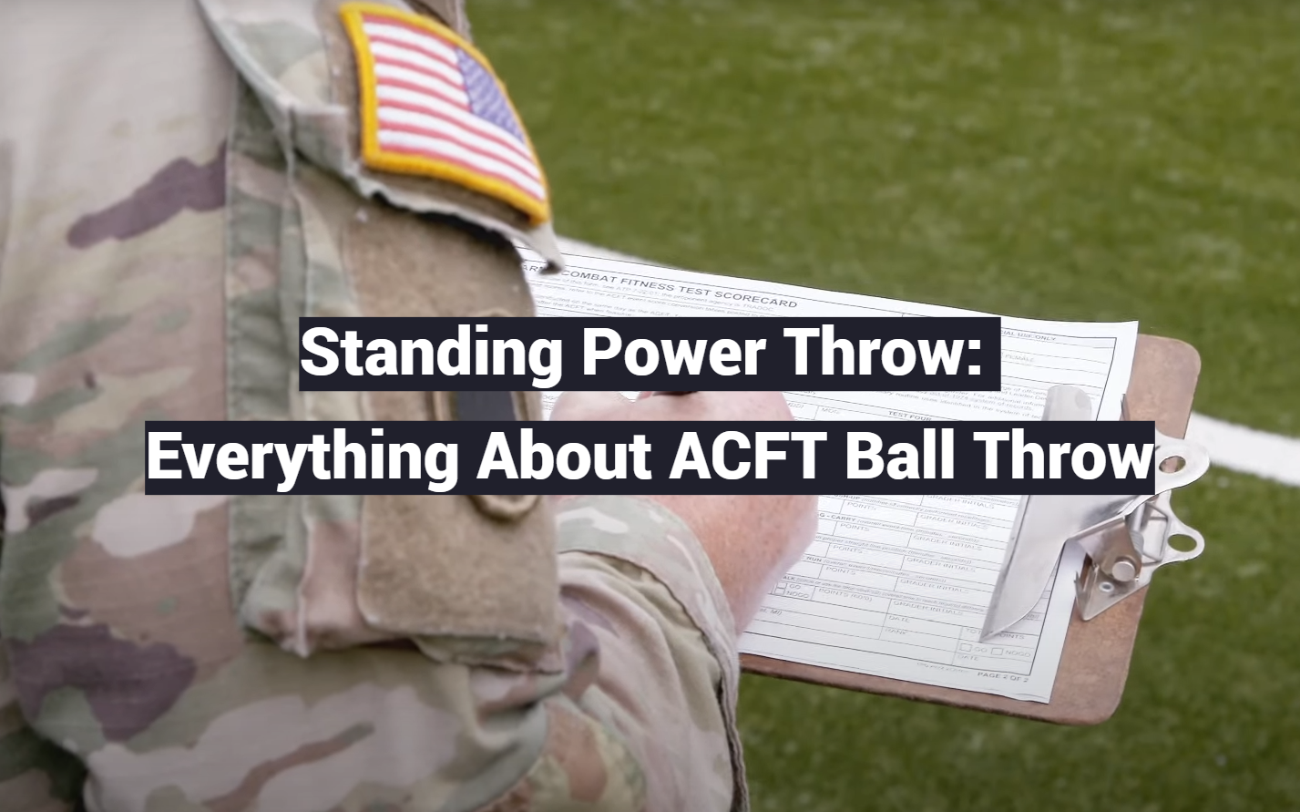 Standing Power Throw: Everything About ACFT Ball Throw